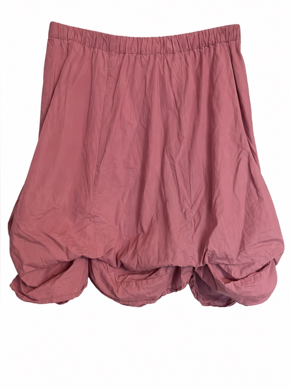 Asymmetrical Layered Cotton Skirt Adjustable Hem | Size 14